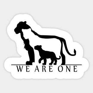 Lion Family Sticker